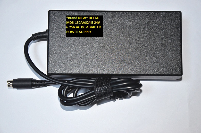 *Brand NEW* AC100-240V DELTA 24V 6.25A MDS-150AAS24 B AC DC ADAPTER POWER SUPPLY